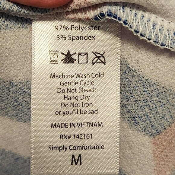 LuLaRoe Fit & Flare Amelia Dress M Multicolor Geometric Pleated Skirt Pockets - Picture 6 of 8